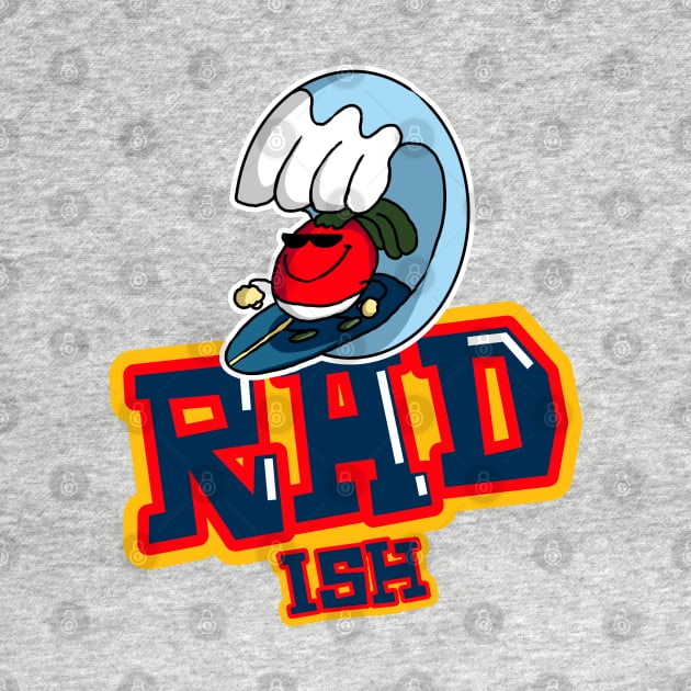 Radish Surfing by Kev Brett Designs